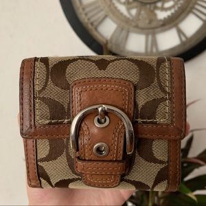 coach🌷pre owned wallet